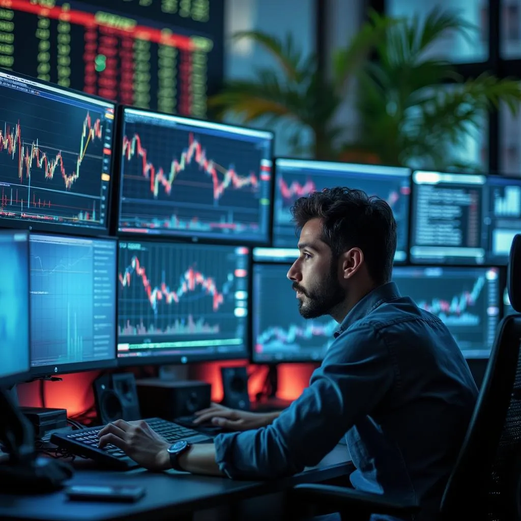 Análisis de mercado en oficina